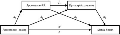 Appearance Teasing and Mental Health: Gender Differences and Mediation Effects of Appearance-Based Rejection Sensitivity and Dysmorphic Concerns